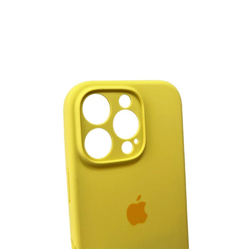 Чохол для смартфона Silicone Full Case AA Camera Protect for Apple iPhone 16 Pro Max 4,Yellow