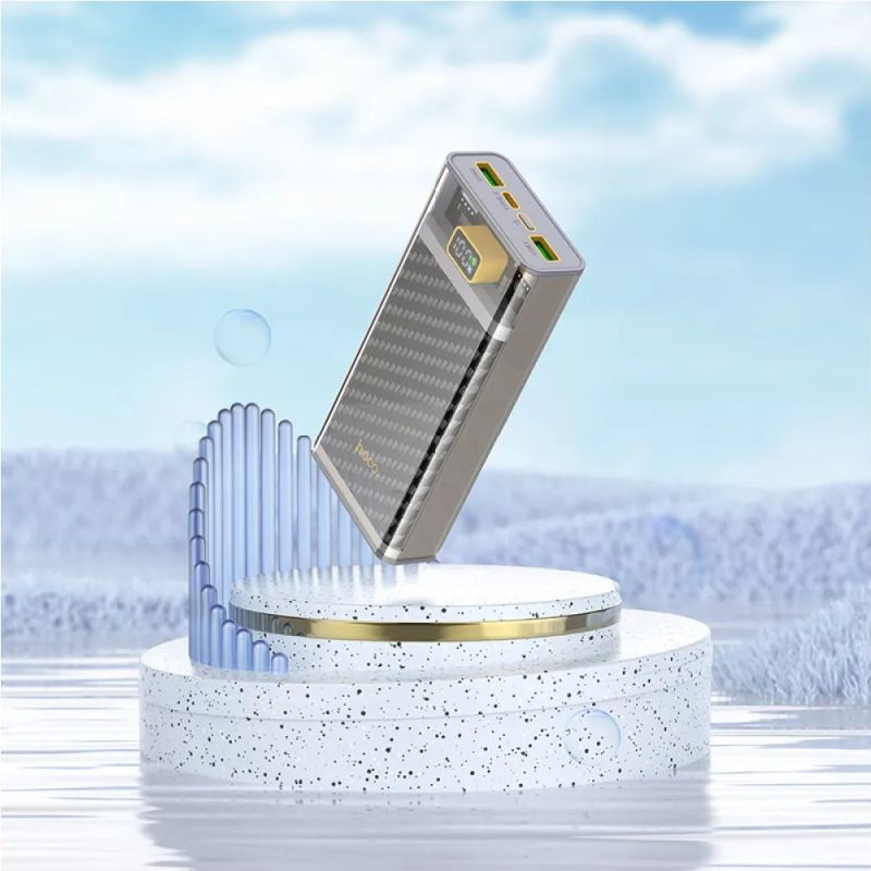 Зовнішній акумулятор HOCO J103A Discovery edition 22.5W fully compatible power bank(20000mAh) Gray