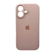 Чохол для смартфона Silicone Full Case AA Camera Protect for Apple iPhone 16 15,Pink Sand