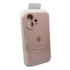 Чохол для смартфона Silicone Full Case AA Camera Protect for Apple iPhone 16 15,Pink Sand