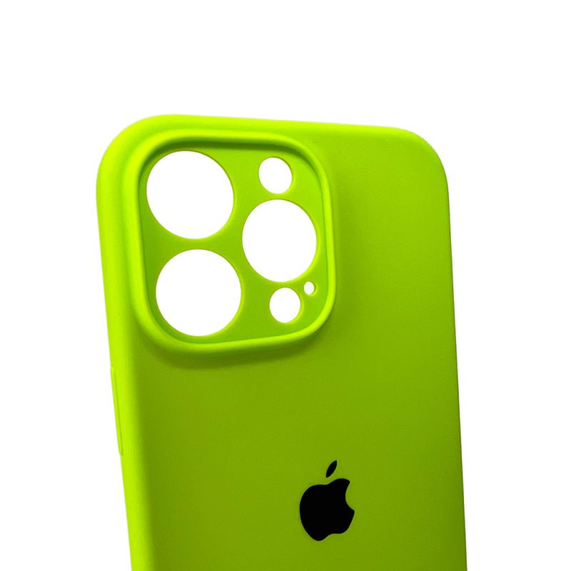 Чохол для смартфона Silicone Full Case AA Camera Protect for Apple iPhone 16 Pro 24,Shiny Green