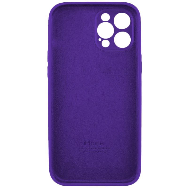 Чохол для смартфона Silicone Full Case AA Camera Protect for Apple iPhone 12 Pro 54,Amethist