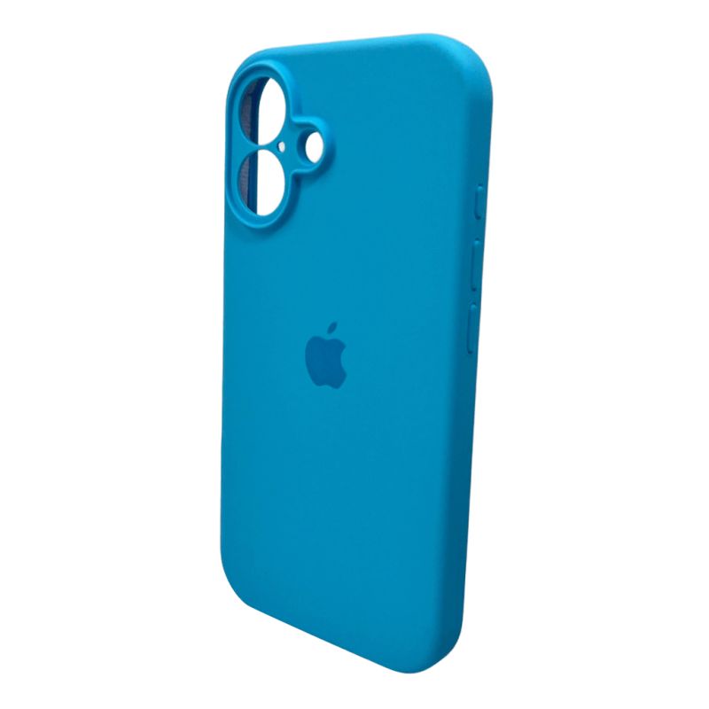 Чохол для смартфона Silicone Full Case AA Camera Protect for Apple iPhone 16 44,Light Blue