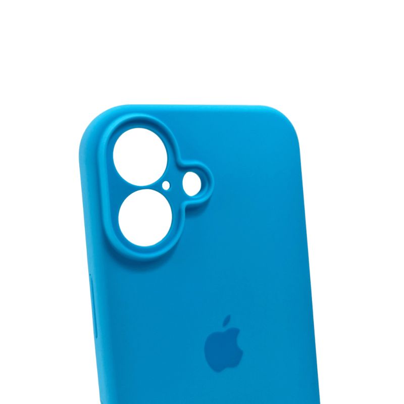 Чохол для смартфона Silicone Full Case AA Camera Protect for Apple iPhone 16 44,Light Blue