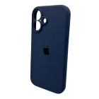 Чохол для смартфона Silicone Full Case AA Camera Protect for Apple iPhone 16 7,Dark Blue