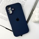 Чохол для смартфона Silicone Full Case AA Camera Protect for Apple iPhone 16 7,Dark Blue