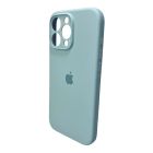 Чохол для смартфона Silicone Full Case AA Camera Protect for Apple iPhone 16 Pro Max 27,Mist Blue
