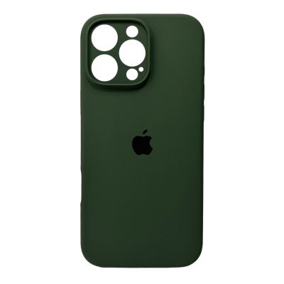 Чохол для смартфона Silicone Full Case AA Camera Protect for Apple iPhone 16 Pro Max 40,Atrovirens