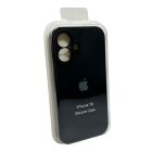 Чохол для смартфона Silicone Full Case AA Camera Protect for Apple iPhone 16 14,Black