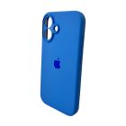 Чохол для смартфона Silicone Full Case AA Camera Protect for Apple iPhone 16 3,Royal Blue