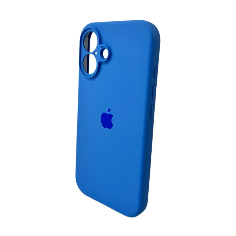 Чохол для смартфона Silicone Full Case AA Camera Protect for Apple iPhone 16 3,Royal Blue