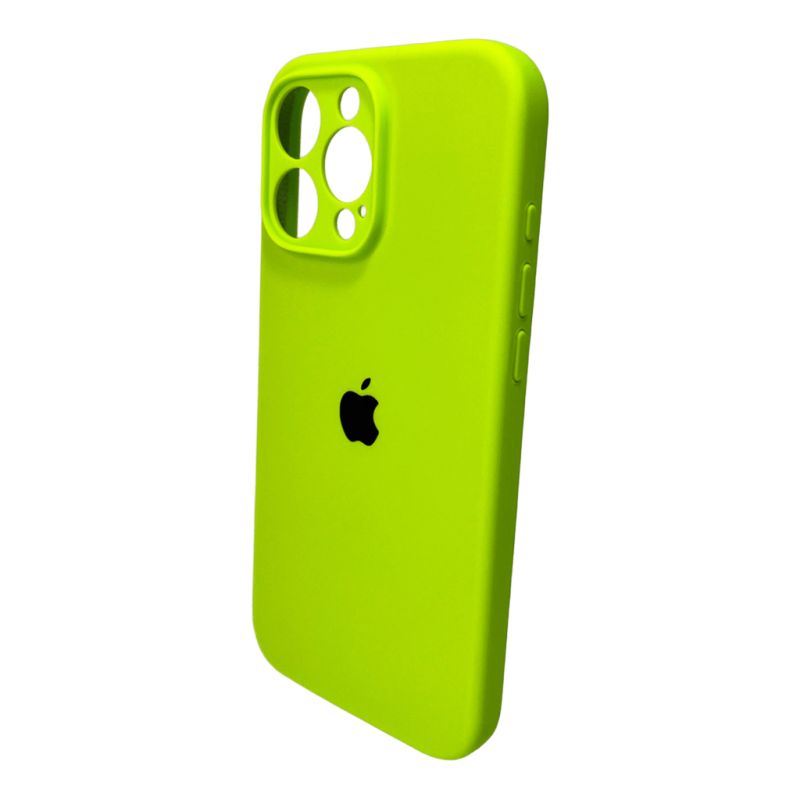 Чохол для смартфона Silicone Full Case AA Camera Protect for Apple iPhone 16 Pro Max 24,Shiny Green