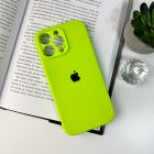 Чохол для смартфона Silicone Full Case AA Camera Protect for Apple iPhone 16 Pro Max 24,Shiny Green