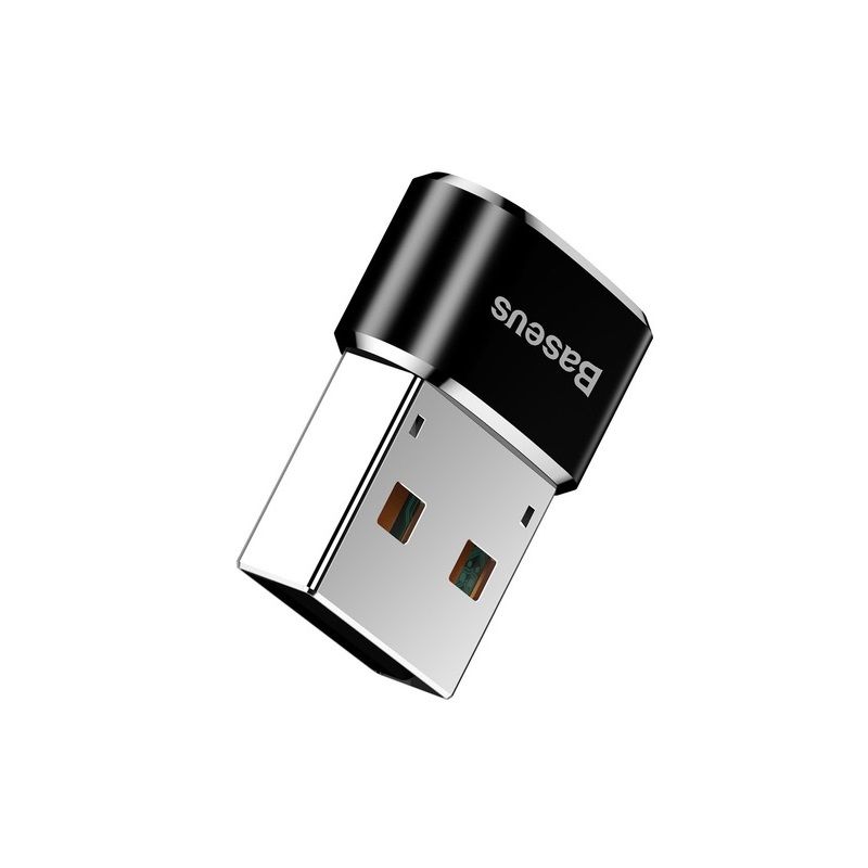Адаптер Baseus USB Male To Type-C Female Adapter Converter Black