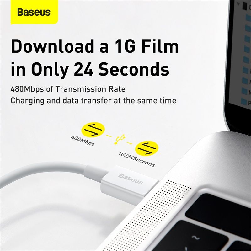 Кабель Baseus Superior Series Fast Charging Data Cable Type-C to iP PD 20W 1.5m White