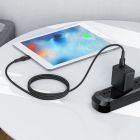 Кабель ACEFAST C4-01 Type-C to iP 3A, 30W, 1.8m, nylon, zinc connectors, Black