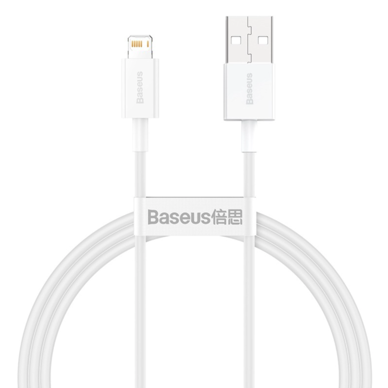 Кабель Baseus Superior Series USB to iP 2.4A 1m White