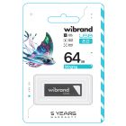 Флеш-накопичувач Wibrand USB 2.0 Stingray 64Gb Grey