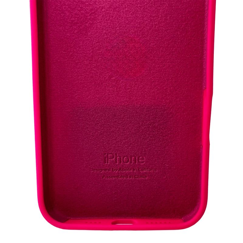 Чохол для смартфона Silicone Full Case AA Open Cam for Apple iPhone 16 Pro 23,Shiny Pink