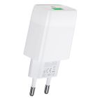 Мережевий зарядний пристрій HOCO C72Q Glorious single port QC3.0 charger 18W White