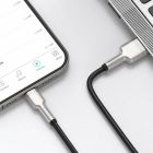Кабель Baseus Cafule Series Metal Data Cable USB to IP 2.4A 1m Black