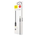 Аудіокабель Baseus Yiven Type-C male To 3.5 male Audio Cable M01 Black