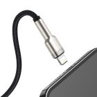 Кабель Baseus Cafule Series Metal Data Cable Type-C to iP PD 20W 1m Black
