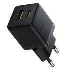 Мережевий зарядний пристрій Baseus Palm Fast Charger C+U 20W EU Cluster Black