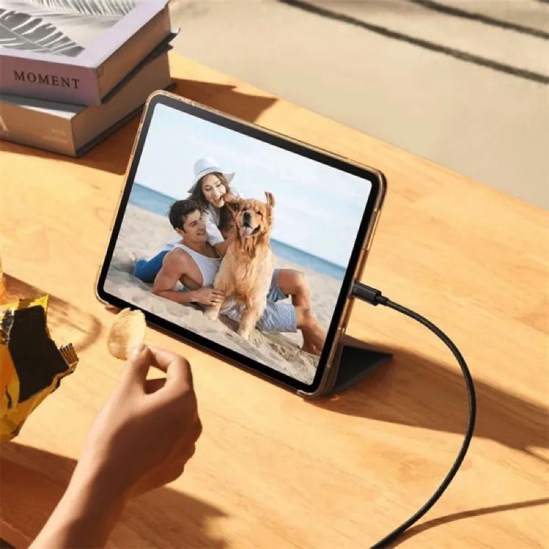 Кабель Baseus Tungsten Gold Fast Charging Data Cable Type-C to Type-C 240W 2m Black