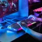 Миша + клавіатура HOCO GM18 Luminous gaming keyboard and mouse set Black