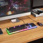 Миша + клавіатура HOCO GM18 Luminous gaming keyboard and mouse set Black
