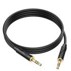 Аудiокабель HOCO UPA30 3.5mm male to 3.5mm male, nylon braid, 1m, Black