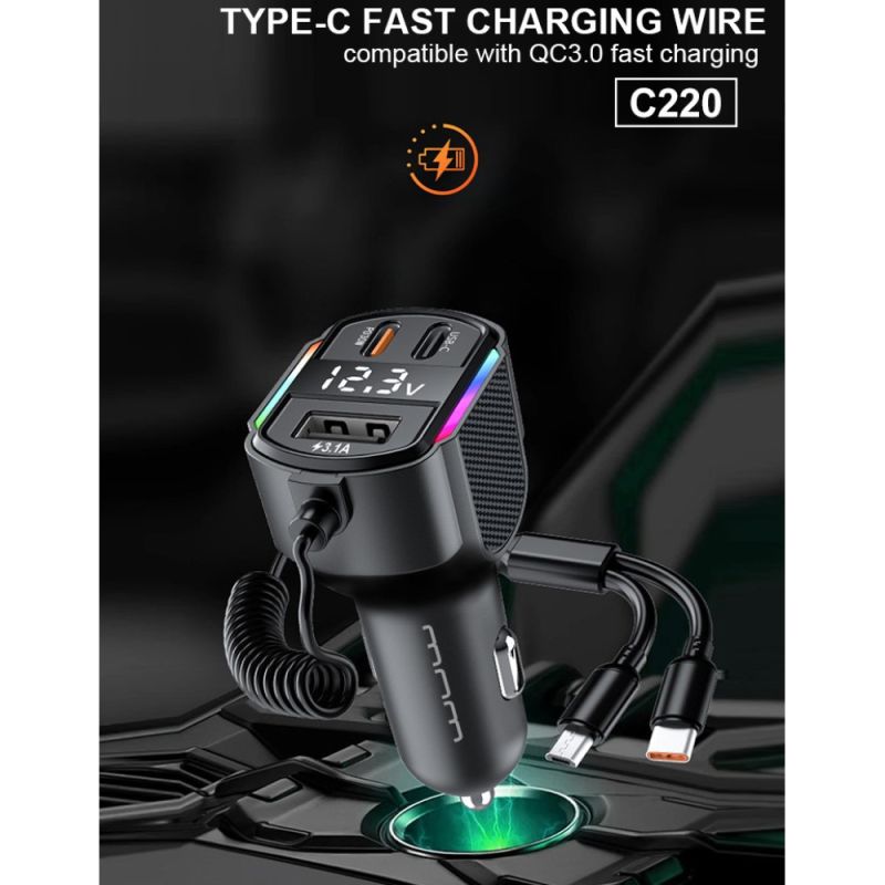АЗП з FM-модулятором WUW-C220 Black