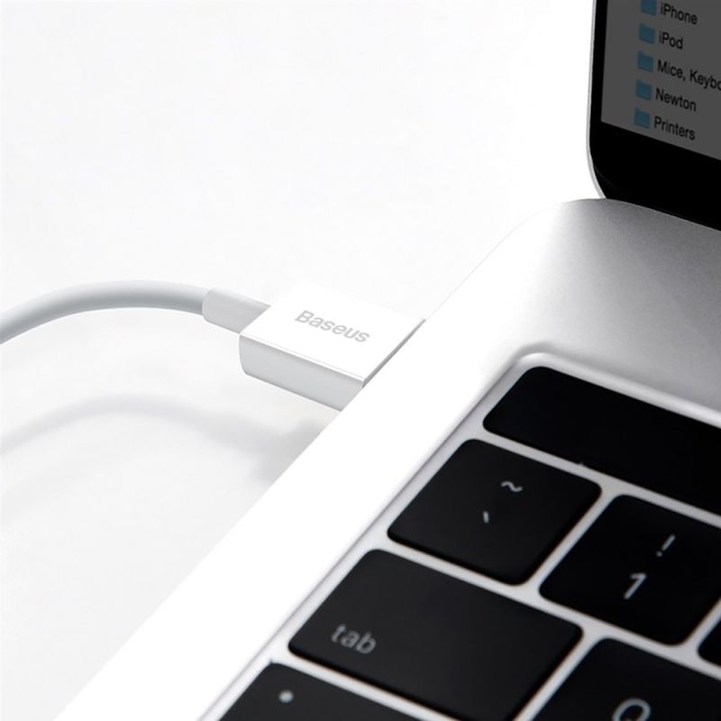 Кабель Baseus Superior Series Fast Charging Data Cable USB to iP 2.4A 2m White