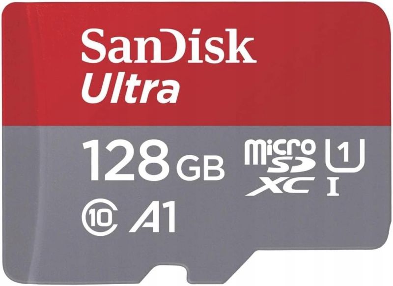 Карта пам'яті microSDXC (UHS-1) SanDisk Ultra 128Gb class 10 A1 (140Mb/s) (adapter SD) Imaging Packaging