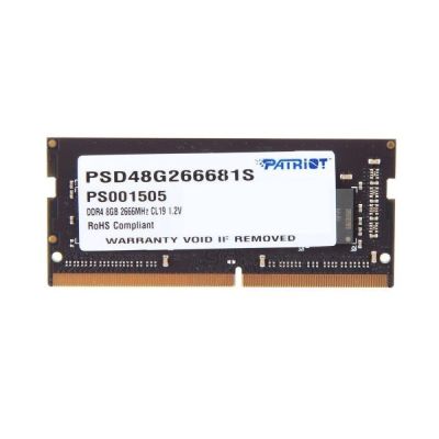 Оперативна пам'ять DDR4 Patriot SL 8GB 2666MHz CL19 SODIMM
