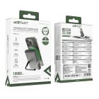 Зовнішній акумулятор ACEFAST M17 PD20W/22.5W magnetic fast charging power bank with built-in stand 10000mAh Black