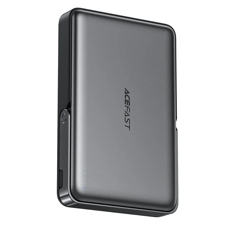 Зовнішній акумулятор ACEFAST M17 PD20W/22.5W magnetic fast charging power bank with built-in stand 10000mAh Black