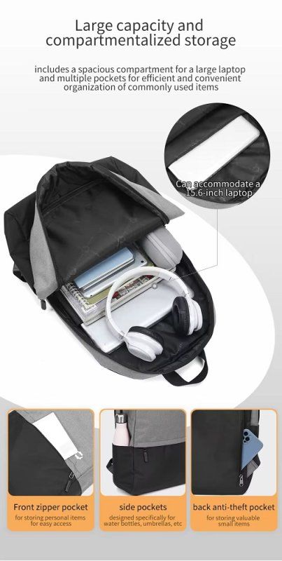 Рюкзак Tigernu T-B9325 15.6" Grey