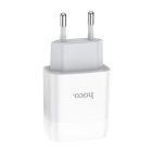 Мережевий зарядний пристрій HOCO C73A Glorious dual port charger 12W White