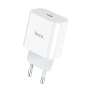 Мережевий зарядний пристрій HOCO C76A Plus Speed source PD20W charger White