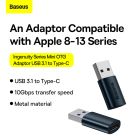 Адаптер Baseus Ingenuity Series Mini OTG Adaptor USB 3.1 to Type-C  Blue