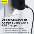Адаптер Baseus Ingenuity Series Mini OTG Adaptor USB 3.1 to Type-C  Blue