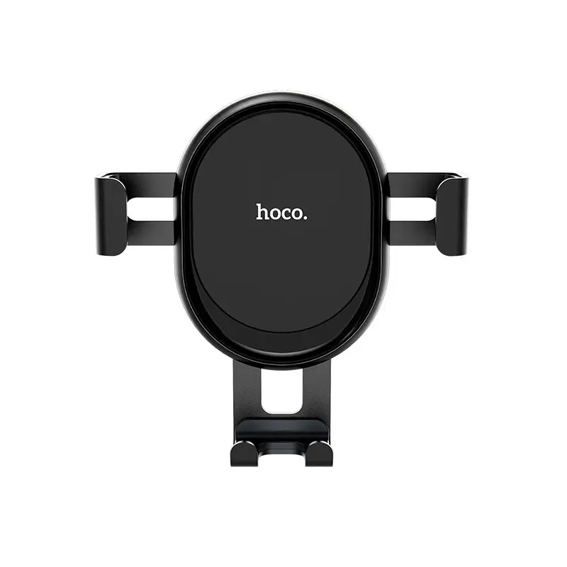 Автотримач для телефона HOCO CA56 Plus Armor metal gravity car holder Black Silver