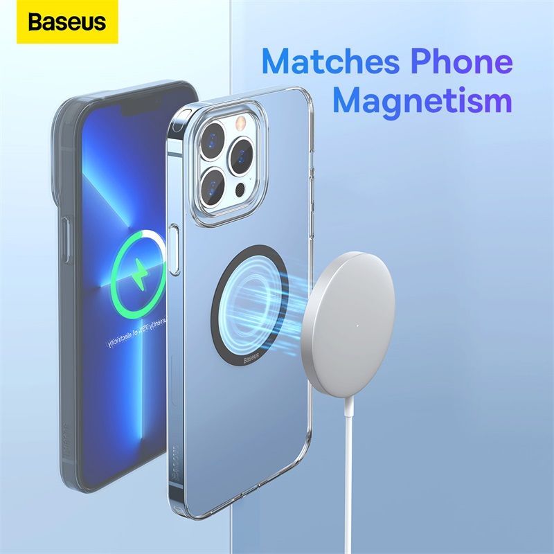 Пластина для магнітного тримача Baseus Halo Series Magnetic Metal Ring（2pcs/pack）Black