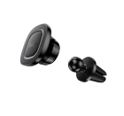 Автотримач для телефона HOCO H72 Crown magnetic car holder (air outlet) Black Metal Gray
