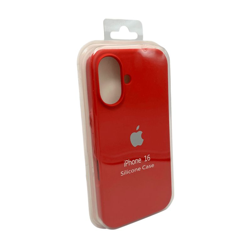 Чохол для смартфона Silicone Full Case AA Open Cam for Apple iPhone 16 20,China Red