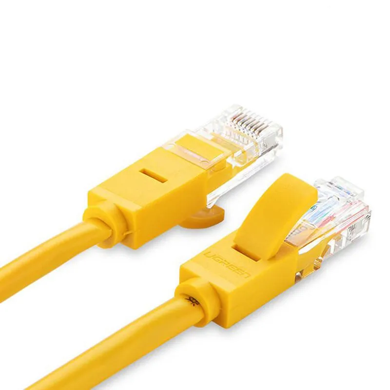 Мережевий кабель UGREEN Cat 5e U/UTP Lan Cable 1m (Yellow)