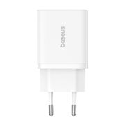 Мережевий зарядний пристрій Baseus Cube Fast Charger C+U 30W EU Moon White