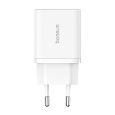 Мережевий зарядний пристрій Baseus Cube Fast Charger C+U 30W EU Moon White